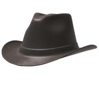 OccuNomix VCB200-06 Vulcan Cowboy Style Hard Hat with Ratchet Suspension, Black, One Size