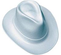 OccuNomix VCB200-11 Cowboy Style Hard Hat with Ratchet Suspension, One Size Fits Most, Gray