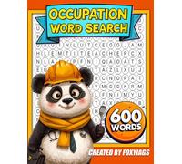 Occupation Word Search Puzzle Book: 600 Unique Job, Profession, Career Words - 15x15 Grid Size (All directions) Circle Cells - 8.5x11 inch Large Print Pages