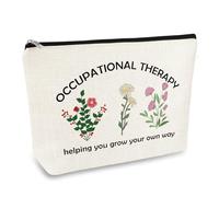 Occupational Therapist Gifts OT Makeup Bag Occupational Therapy Gifts Occupational Therapist Appreciation Gifts Birthday Graduation Gifts for OT Therapist Female Friends Daughter Thank You Gifts