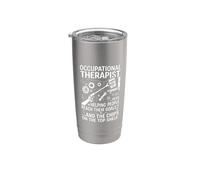 Occupational Therapist- Helping People Reach Goals and Chips Stainless Steel Insulated Tumbler