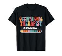 Occupational Therapist in Progress Retro Groovy OT Student T-Shirt