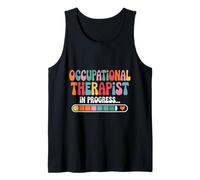 Occupational Therapist in Progress Retro Groovy OT Student Tank Top