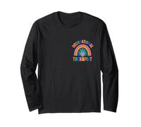 Occupational Therapist Minimalist Pocket Groovy OT Long Sleeve T-Shirt