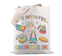 Occupational Therapist Tote Bag Play OT Tote Bag Occupational Therapy Appreciation Gift (IF IT INVOLVES-TB)