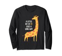 Occupational Therapy A Little Bit of OT Therapist Giraffe Long Sleeve T-Shirt