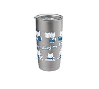 Occupational Therapy Cat Lover OT Doing ADL Funny Therapist Stainless Steel Insulated Tumbler