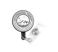 Occupational Therapy Facilitating Life's Adventures Gift OT Assistant Appreciation Gift Badge Reel (Life Adventure UK)