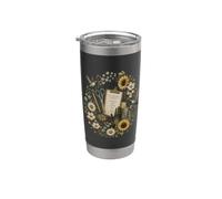 Occupational Therapy Floral Sunflower Hummingbird Teacher Stainless Steel Insulated Tumbler