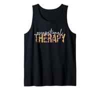 Occupational Therapy Leopard OT Squad Matching Therapist Tank Top