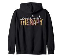 occupational Therapy Leopard OT Squad Matching Therapist Zip Hoodie
