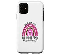 Occupational Therapy Rainbow Women Breast Cancer Awareness Case for iPhone 11
