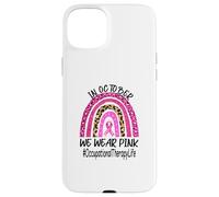 Occupational Therapy Rainbow Women Breast Cancer Awareness Case for iPhone 15 Plus