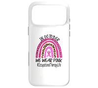 Occupational Therapy Rainbow Women Breast Cancer Awareness Case for iPhone 17 Pro Max