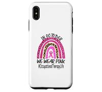 Occupational Therapy Rainbow Women Breast Cancer Awareness Case for iPhone XS Max