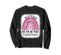 Occupational Therapy Rainbow Women Breast Cancer Awareness Sweatshirt