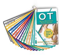 Occupational Therapy Reference Pocket Guide - Must Have OT Resource, 32 Pages OT Quick Tips for OT Student Occupational Therapist Gifts, 17 Cards Perfect Pocket Sized 3"×5" - General Adult Rehab Set