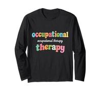 Occupational Therapy Retro Cute OT Therapist Assistant Long Sleeve T-Shirt