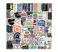 Occupational Therapy Stickers 64pcs Decals Treat Aesthetic Waterproof Vinyl Pack Stickers for Water Bottle Laptop Cup Adults Phone Skateboard DIY Party Decorative Supplies Activities