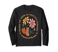 Occupational Therapy Therapist Gift Helping You Grow OT Day Long Sleeve T-Shirt