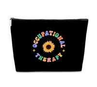 Occupational Therapy Worker and Therapist Gift Makeup Bag for Her Women Psychologist, Retirement Appreciation Gift, Its a Beautiful Day for Occupational Therapy, OT Month Gift PU Leather Cosmetic Bag,