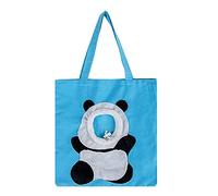 Occupiedpet Canvas Pet Shoulder Bag, Head-Out Cat Carrier with Escape Proof Clip for Small Dogs and Cats Under 11 lbs, 65.5 x 37.5 cm Portable Tote Bag (Sky blue)