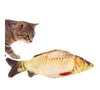 Occupiedpet Catnip Fish Toy, Plush Simulation Fish with Cat Mint, Cotton Stuffed Toy for Indoor Cats