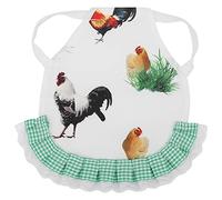 Occupiedpet Chicken Saddles, Fabric Back and Wing Protector with Elastic Band, 8.6x7.8 Inch Watermelon Print Vest for Hens Ducks Geese (Rooster)