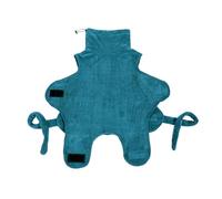 Occupiedpet Dog Bathrobe for Small Medium Large Breeds, Super Absorbent Quick Drying Pet Drying Coat with Waist Tie, Soft Cotton Polyester Dog Bath Towel