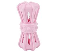 Occupiedpet Dog Chew Toy, Tough Puppy Bite And Teeth Grinding Toy For Small Medium Dogs, Interactive Training Plaything With Textured Surface, Blue Or Pink, 6.3 Inch Length (Pink)