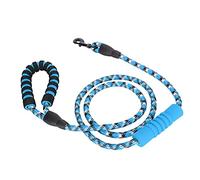 Occupiedpet Dog Leash, Reflective Multicolor Round Nylon Leash, 69.7 in Pet Rope for Medium Large Dogs Running Walking Training (Azul)