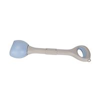 Occupiedpet Dog Poop Picker, Large Arc Diameter Easy Flushing, Portable Pet Waste Cleaner with Hanging Buckle and Ergonomic ABS Handle for Outdoor Home Use