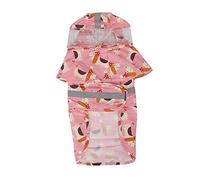 Occupiedpet Dog Raincoat for Small Dogs, Impermeable Reflective Puppy Rain Jacket, Lightweight Polyester Pet Rain Coat for Outdoor Camping and Hiking (S)