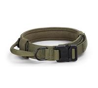 Occupiedpet Dog Training Collar, Camouflage Nylon Webbing Tactical Collar, Adjustable Pet training neckband for Medium Large Dogs Command neckband (SG)