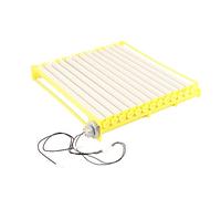 Occupiedpet Egg Incubation Tray, Fully Automatic 360 Degree Roller Turner, 156 Capacity ABS PVC Tray for Quail Duck Chicken Goose Eggs (12V)