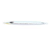 Occupiedpet Fast Sinking Iron Plate Lures, Metal Hard Bait, 3D Eyes Lasers Effect, 6.5 in, 0.28 Lb, Japanese Style, Slim Body, Suitable for Freshwater and Saltwater Angling (Blue)
