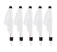 Occupiedpet Fishing Rod Tip Cap, 5pcs PVC Telescopic Rod Tip Cover, Adjustable Design, Strap Fixed, Guide Ring Wire, Lightweight (1#)