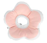 Occupiedpet Flower Shaped Recovery Collar, Adjustable Soft Elizabeth Cone for Cats and Dogs, Impermeable Pet Anti Licking Protective Collar (L)