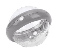 Occupiedpet Food Dispenser Toy For Dogs And Cats, Interactive Slow Feeder Puzzle Toy, Plastic Flying Saucer Treat Dispensing Ball, 4.5 Inches (UFO-Literary Gray)