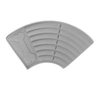 Occupiedpet Pet Elizabeth Collar, Bone Pattern EVA Collar, Anti-Lick Bite Hook and Loop Closure for Dogs Cats (L)