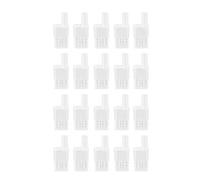 Occupiedpet Plastic Queen Bee Cage, 20Pcs Escape Proof Queen Bee Isolator and Controller for Beekeeping, Confinement Tool for Hive Management, 2.6X1.2X0.4 Inches