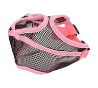 Occupiedpet Short Snout Dog Muzzle, Adjustable Nylon Mesh Muzzle for French Bulldog, Pug, and Boston Terrier, Breathable Biting Prevention Gear for Training and Grooming (M)