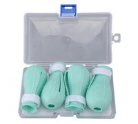 Occupiedpet Silicone Cat Foot Covers, 4pcs Anti Slip Cat Paws Protector Shoes, for Bathing Grooming Vet Visits (Green)