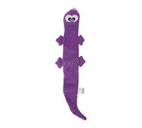 Occupiedpet Squeaky Lizard Dog Toy, Plush Chew Toy with Sound for Teeth Grinding and Training, Green Animal Figure 50cm for Small Medium Large Dogs (Purple)