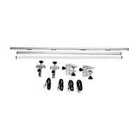 Occupiedpet Stainless Steel Pet Grooming Arm, Adjustable Height Grooming Table Pole with Clamp Holder, Universal Dog Cat Beauty Restraint Equipment for 1.1m 1.15m 1.2m Tables (1.2m table bracket)