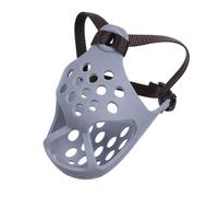 Occupiedpet TPR Soft Short Snout Dog Muzzle to Prevent Biting and Chewing, Adjustable Strap for French Bulldog Pug and Similar Breeds (Small)