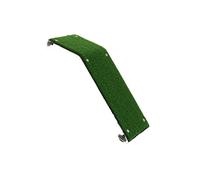 Occupiedpet Turtle Ladder, Plastic Reptile Rest Platform with Artificial Turf for Climbing and Basking, Aquarium Tank Decoration Fit for Turtles Weighing Up to 500 g (1.1 lb)