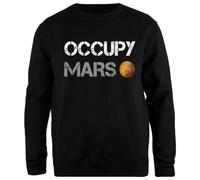 Occupy Mars Elon Musk Spacex Black Sweatshirt Jumper Unisex Simple Fit, blackone, XL