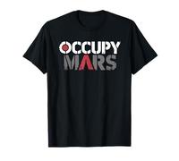 Occupy Mars Red Planet Distressed Space Explorer T-Shirt