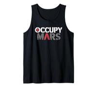 Occupy Mars Red Planet Distressed Space Explorer Tank Top